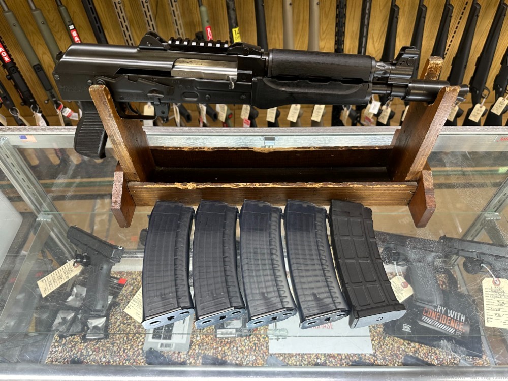 Zastava ZPAP 85 5.56x45 AK Pistol W/ 5 Mags & Case-img-13