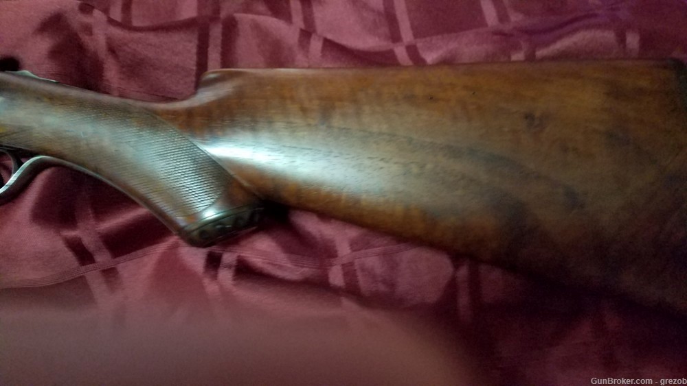 NR Davis hammerless 12 gage double barrel shot gun circa 1853-img-1