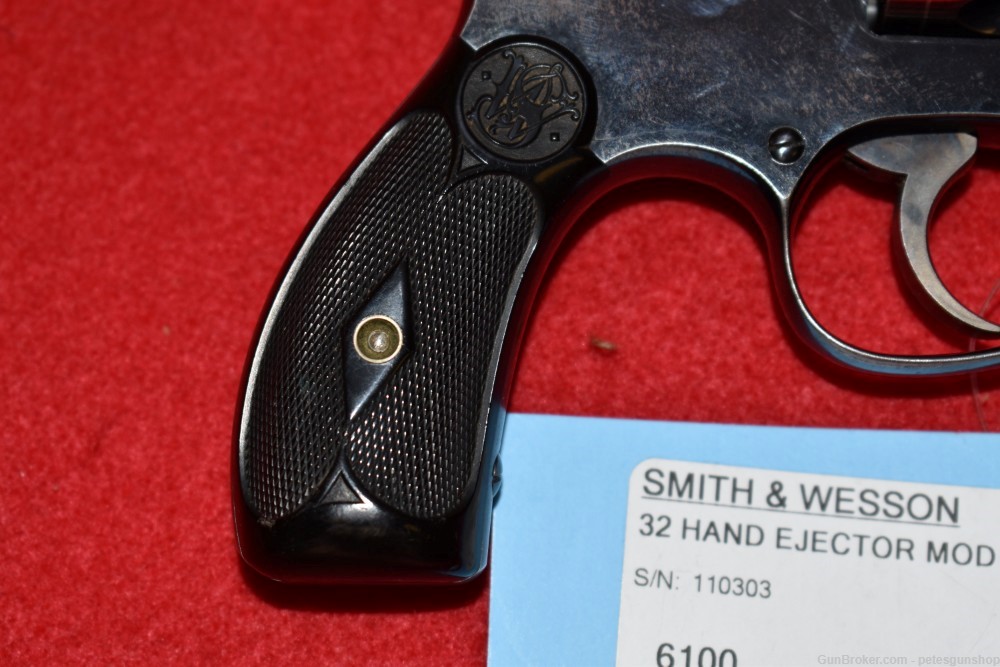 Smith & Wesson 32 Hand Ejector, 4th Change, C&R, MA OK, Penny START!-img-2