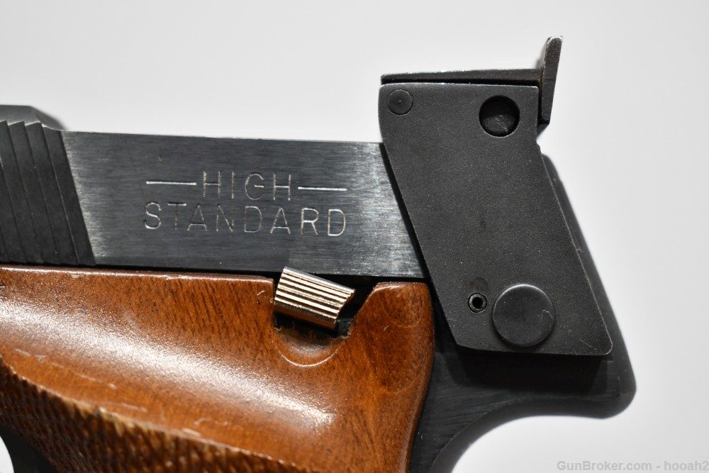 High Standard Supermatic Citation Semi Auto Target Pistol 22 LR 1980's-img-11