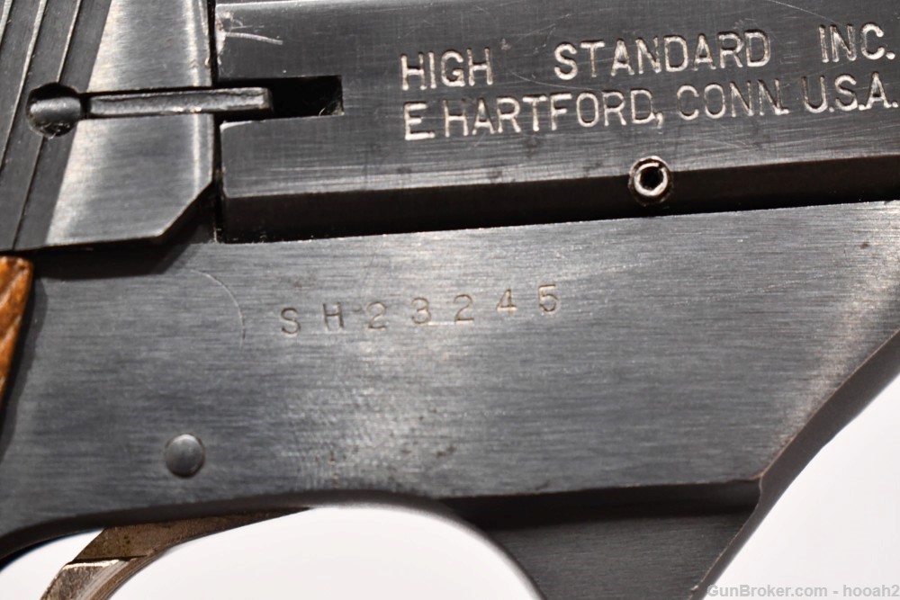 High Standard Supermatic Citation Semi Auto Target Pistol 22 LR 1980's-img-29