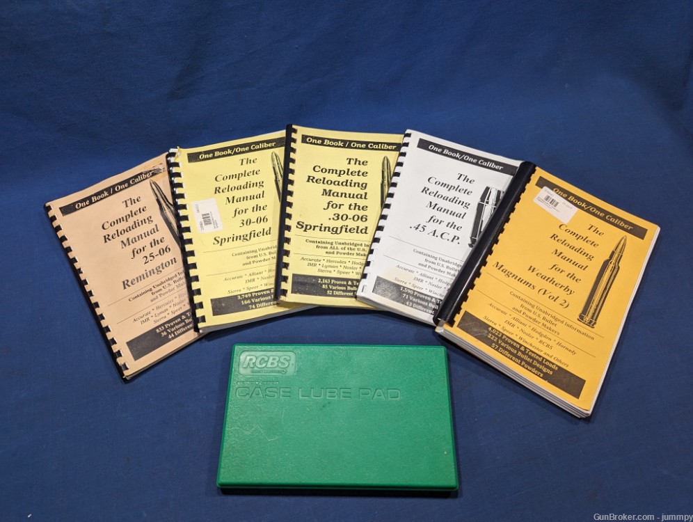 5 Reloading Manuals 45 ACP Weatherby MAG 30-06 Springfield 25-06 REM-img-0