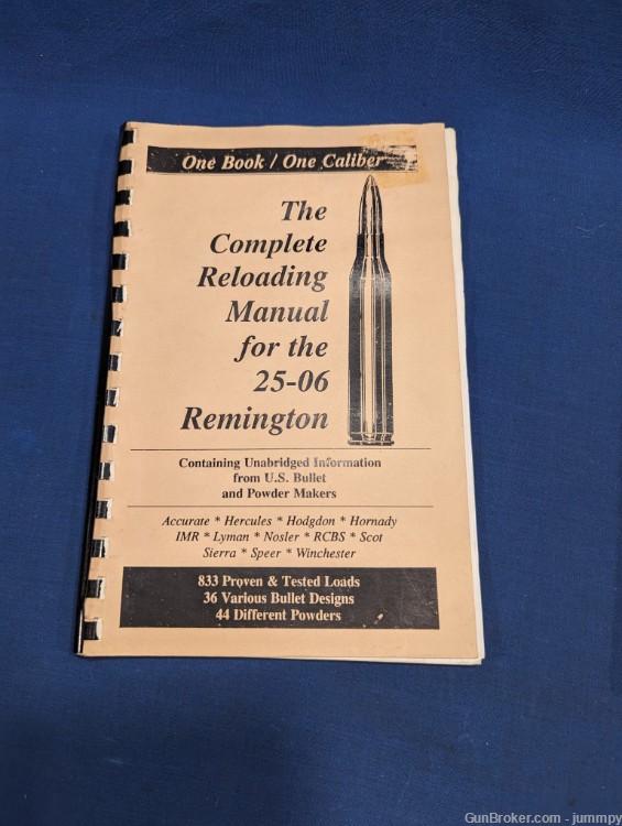 5 Reloading Manuals 45 ACP Weatherby MAG 30-06 Springfield 25-06 REM-img-1