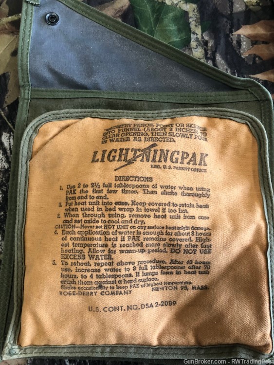 US Military Vintage Hand Warmer Can-tite Lightning Pak - Lot Of 2-img-3