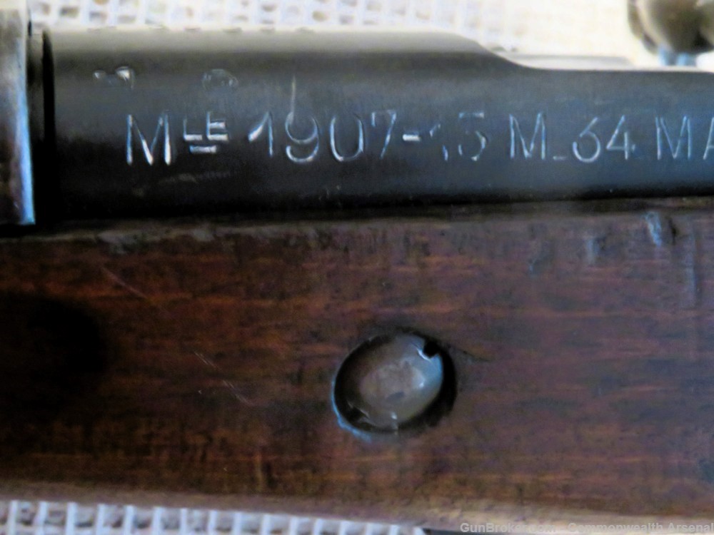 Rare WW2 French Mle 1907/15-M34 Berthier-MAS 7.5x54mm Rifle St Etienne 1939-img-20