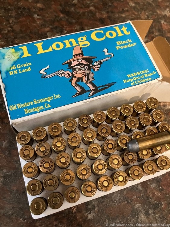 41 Long Colt Ammo 50rds Okd Western Scrounger Ammuntion -img-0