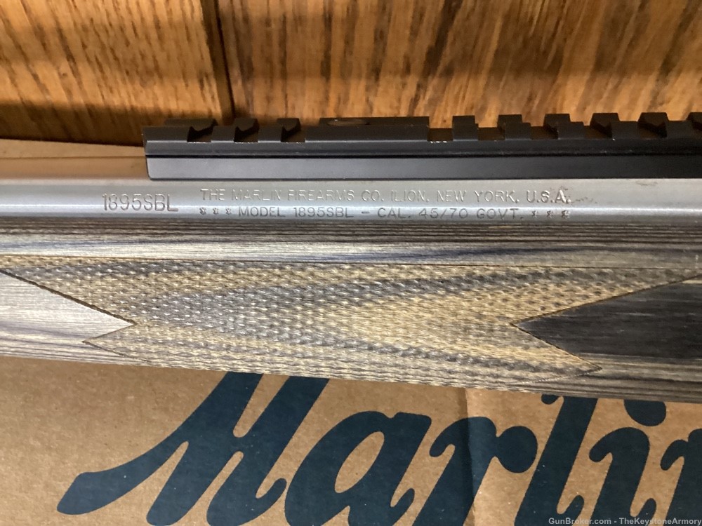 Marlin 1895SBL 45-70 stainless laminated used Lever action rifle-img-5
