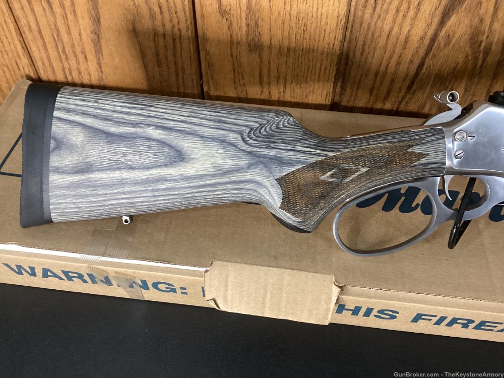 Marlin 1895SBL 45-70 stainless laminated used Lever action rifle-img-3
