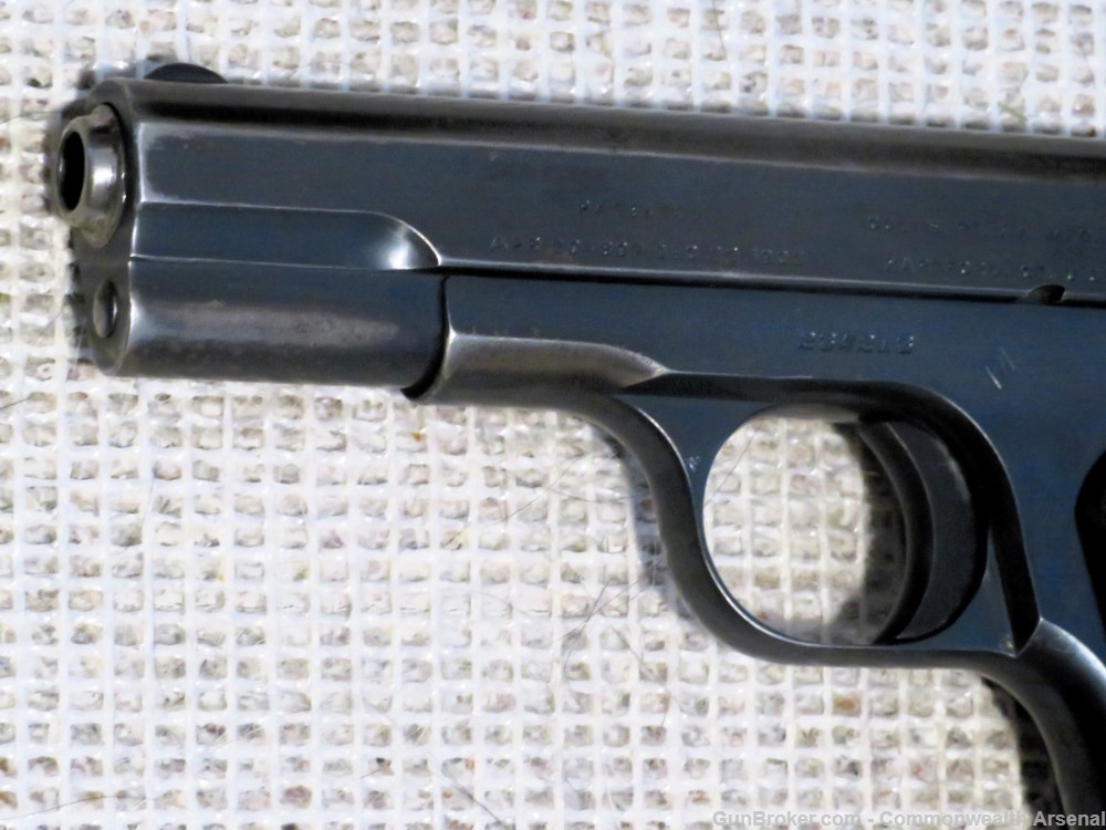 Scarce WW1 Belgian Contract Colt 1903 .32 Pocket Hammerless Pistol Rig 1916-img-13