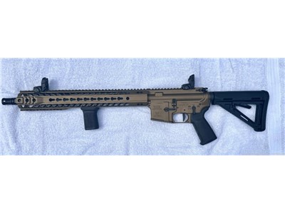 AR-15 Cerakote,PSA lower, Radical upper, Geissele 3 gun trigger