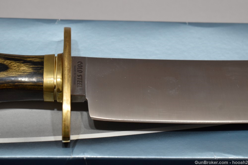 Nice Cold Steel Natchez Bowie Knife CPM-3V Fixed Blade LNIB W/Box & Sheath -img-8