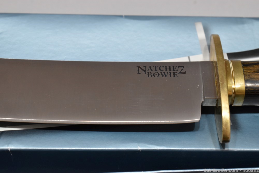 Nice Cold Steel Natchez Bowie Knife CPM-3V Fixed Blade LNIB W/Box & Sheath -img-4