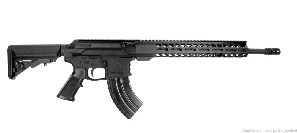 PRO2A VALIANT LEFT HAND 16 inch AR-15 7.62x39 SIDE CHARGING Rifle-img-1