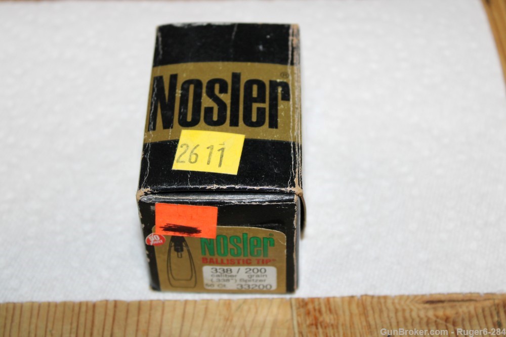 NOSLER BULLETS 338 CAL .200gr #33200 New open box 40 BULLETS-img-5