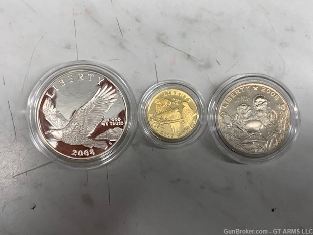 2008 United States Mint Bald Eagle Gold And Silver Proof Set-img-2