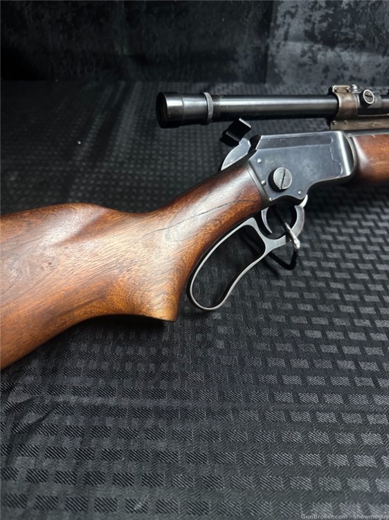 1955 MARLIN 39A. 22 LR. WITH SCOPE. NEAT GUN!-img-2