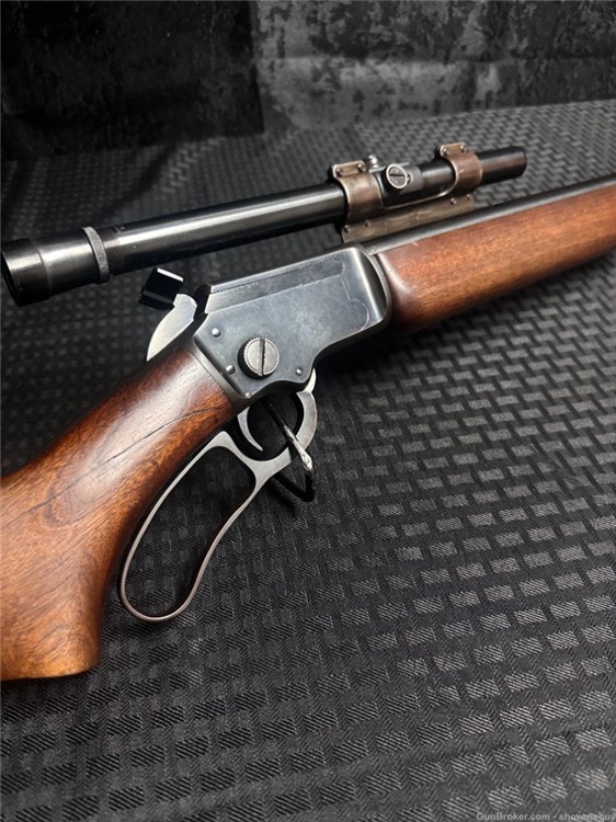 1955 MARLIN 39A. 22 LR. WITH SCOPE. NEAT GUN!-img-4