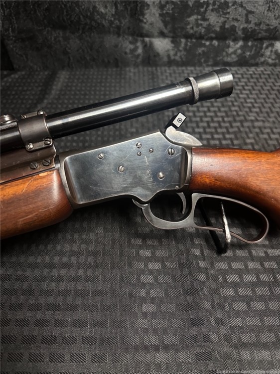 1955 MARLIN 39A. 22 LR. WITH SCOPE. NEAT GUN!-img-12