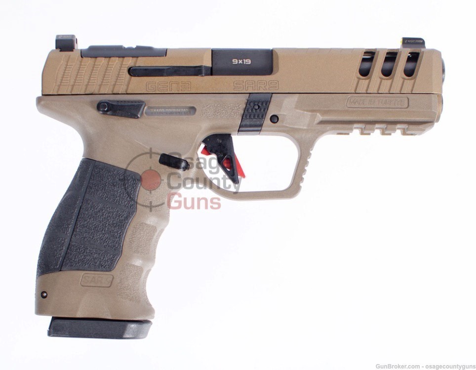 SAR Firearms SAR9 Gen3 - 4.4" - 9mm - Bronze-img-3