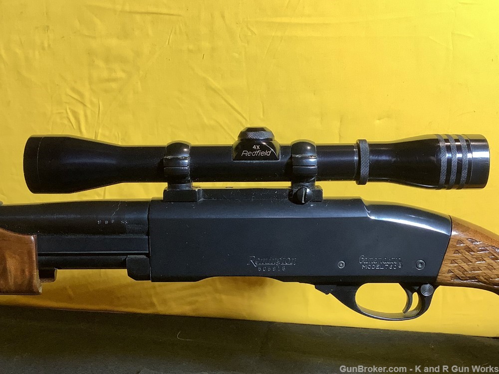 Rifle, Remington 760BDL, 30-06 Sprg, 22" Barrel, Walnut Monty Carlo Stock-img-8