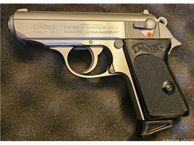 Walther PPK, Interarms, Stainless Steel, As New In Box