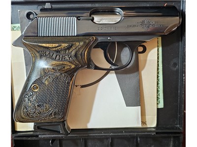1978 West German Walther PPK/S, Box and Paperwork, VG, Altamont Grips