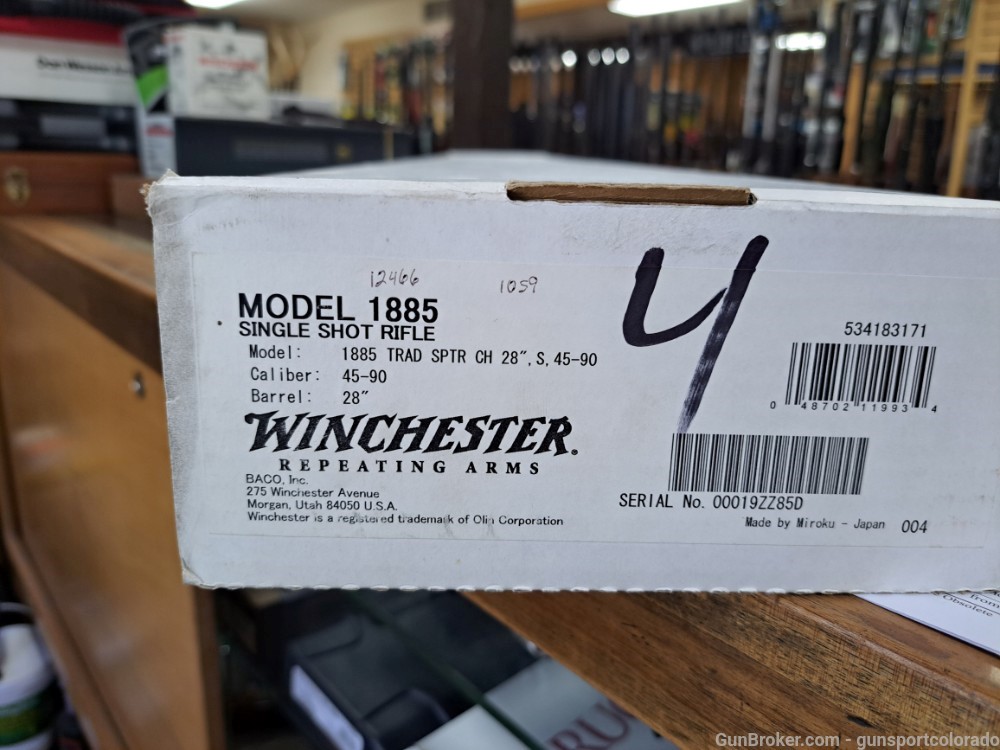 Winchester 1885 45-90 Traditional Sporter With Box-img-15
