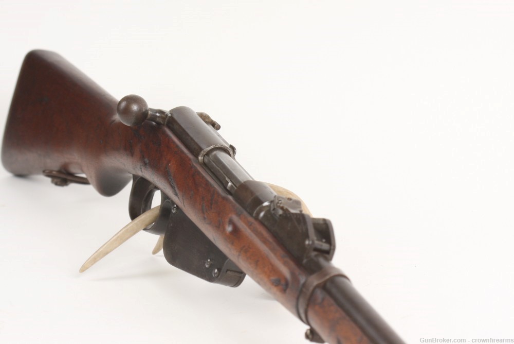 Antique Austrian Steyr Mannlicher Model 1888 Straight Pull Rifle HUNGARIAN-img-4