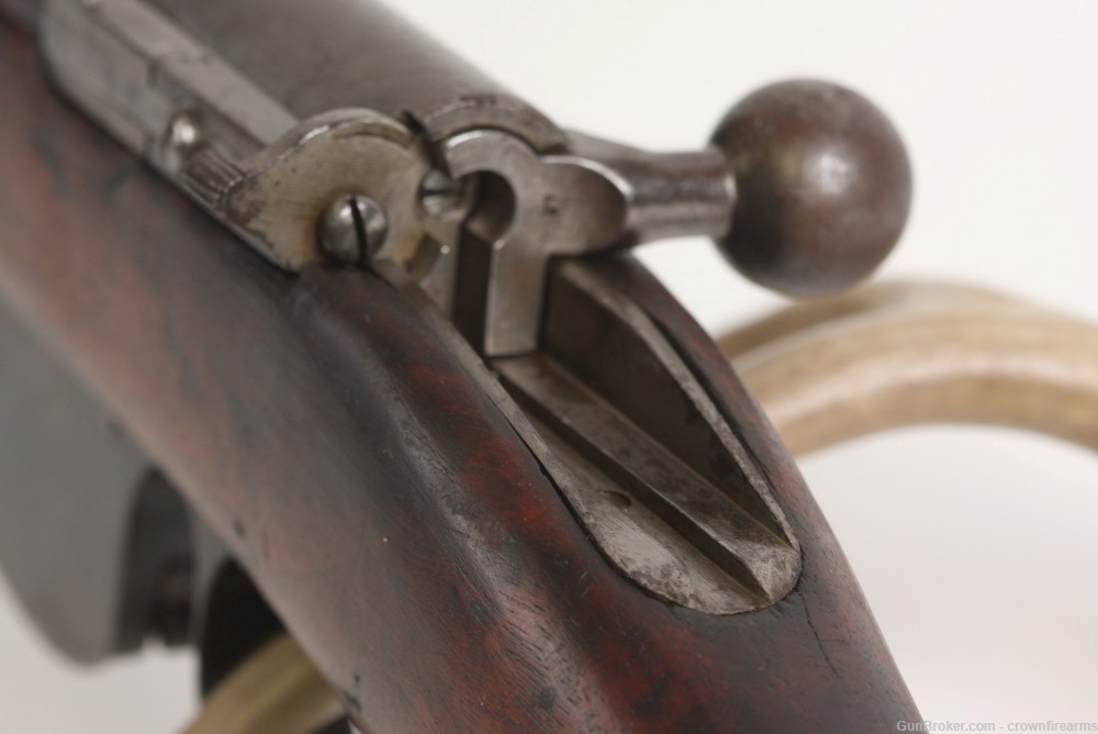 Antique Austrian Steyr Mannlicher Model 1888 Straight Pull Rifle HUNGARIAN-img-25