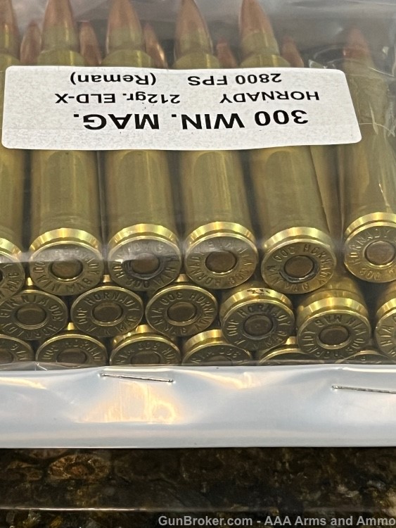 300 Winchester Magnum - 212gr. ELD-X - 20 Rounds of 300 Win Mag-img-2