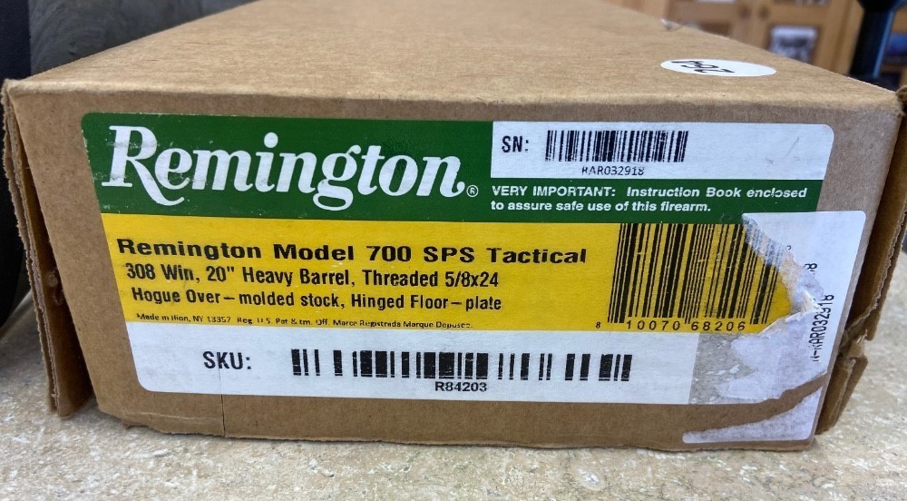 Remington 700 SPS Tactical 20" Threaded Heavy Barrel -img-1