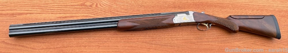 SKB Weatherby ORION 12 Gauge Made In Japan 28" VENT RIB Engraved GOLD Inlay-img-2