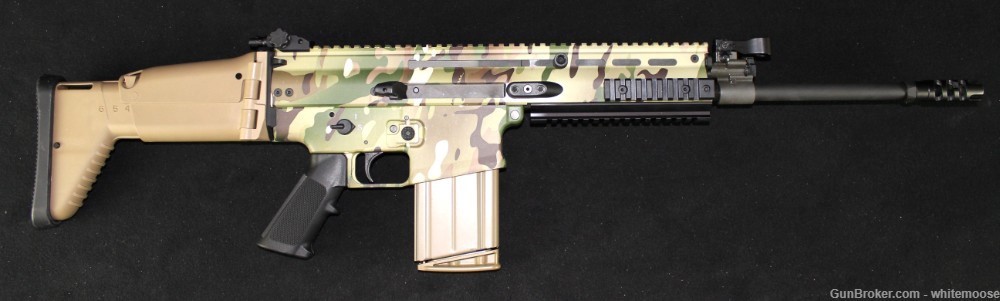 FN SCAR 17S NRCH MultiCam 7.62 x 51 NATO 16" USED-img-1
