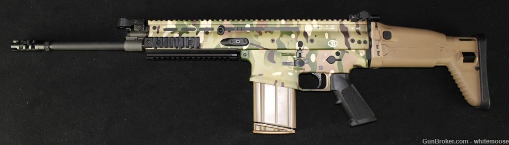 FN SCAR 17S NRCH MultiCam 7.62 x 51 NATO 16" USED-img-2