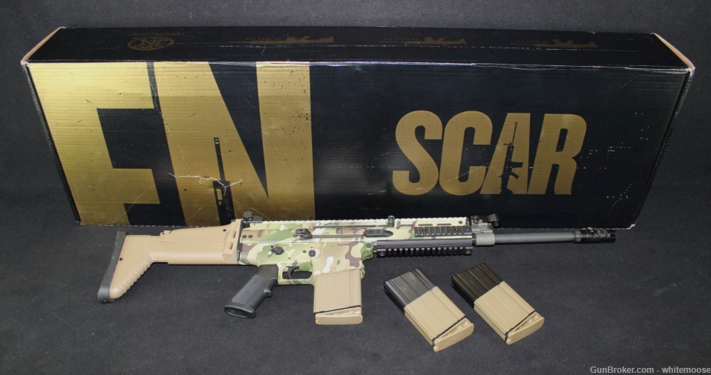FN SCAR 17S NRCH MultiCam 7.62 x 51 NATO 16" USED-img-0