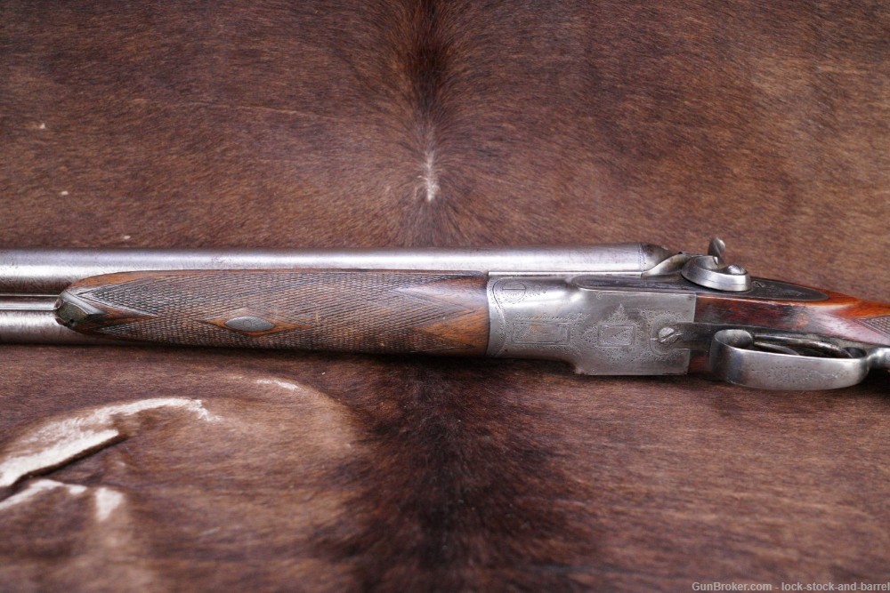 W.W. Greener The Trap Gun Side By Side 10 Ga 32" Double Shotgun Antique-img-12