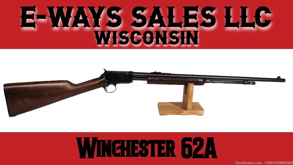 Winchester Model 62A Rifle .22 S.L.LR. - 1957-img-0