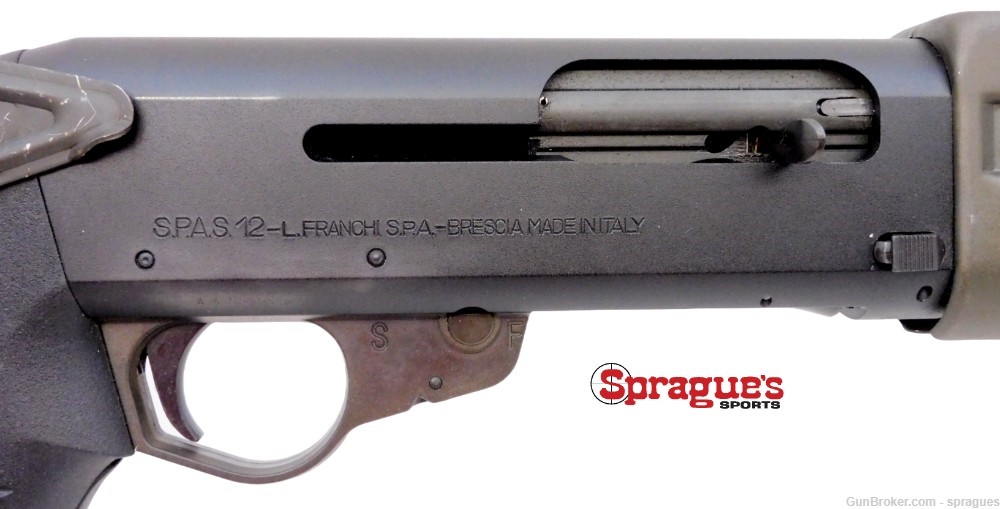 Franchi SPAS 12 Semi-Auto/Pump Action Shotgun 21.5" 12 GA Folding Stock-img-4