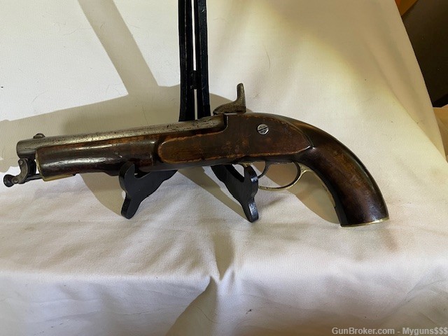 19thc English Purcussion Pistol-img-4