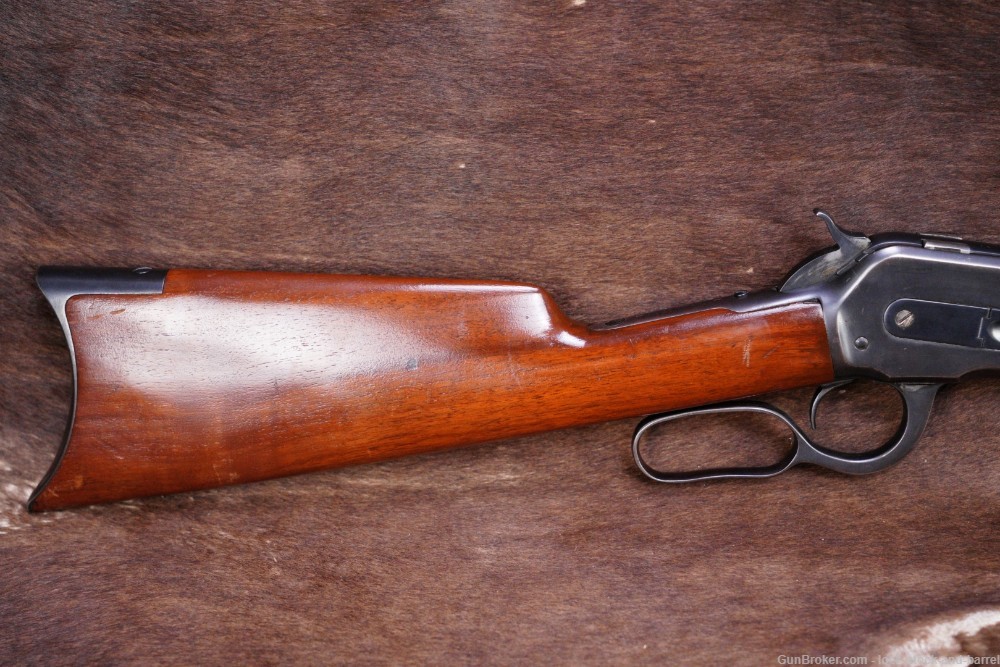 Winchester Model 1886 24" .348 WCF Lever Action Rifle, MFD 1892 Antique-img-3