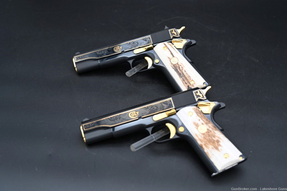 Colt 1911 El Compadre 1 of 500 Consecutive Set 147 & 148!!-img-3