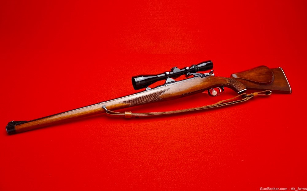 Rare Steyr Mannlicher Schonauer MC Rifle .244 Rem w/Leupold Scope!-img-0