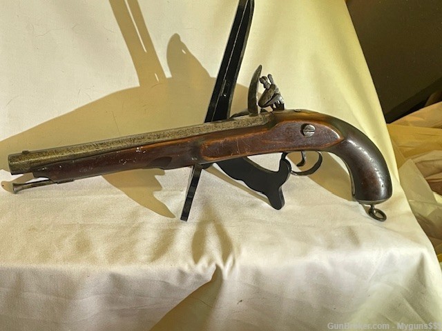 18thc English Military Officers Pistol-img-3