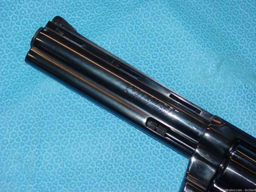 1980 NIB Blued Colt Python .357 Magnum 6” Barrel-img-1