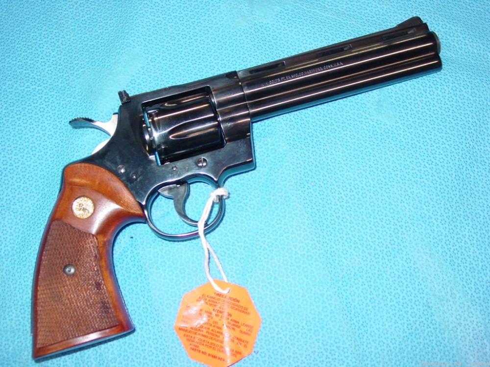 1980 NIB Blued Colt Python .357 Magnum 6” Barrel-img-5