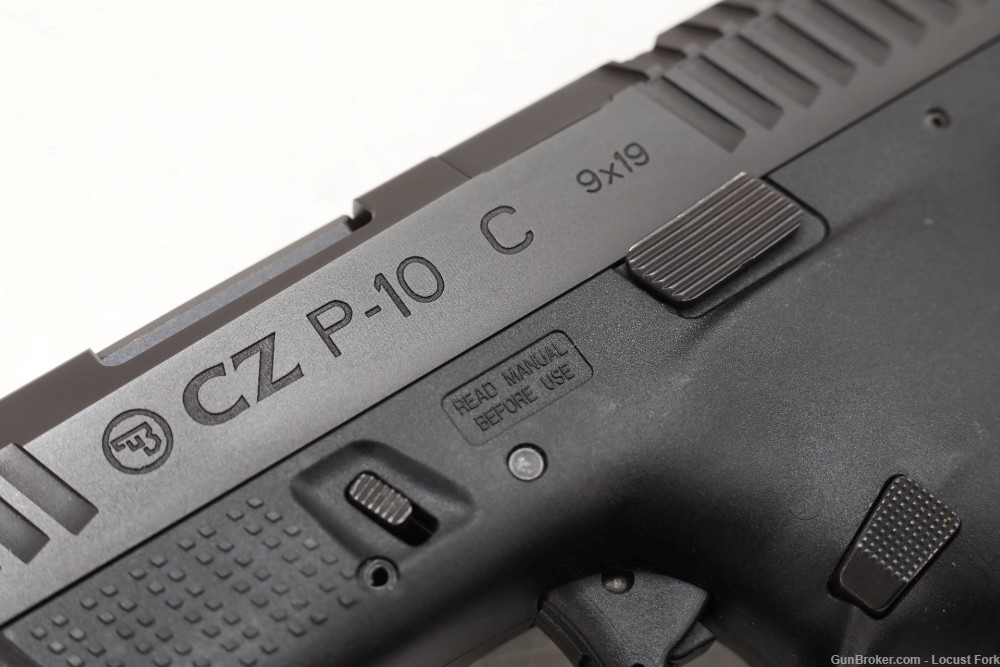 CZ P-10 P10C Compact 9mm Optics Ready TWO Barrels 4.5 Threaded LNIB 2 Mags -img-9