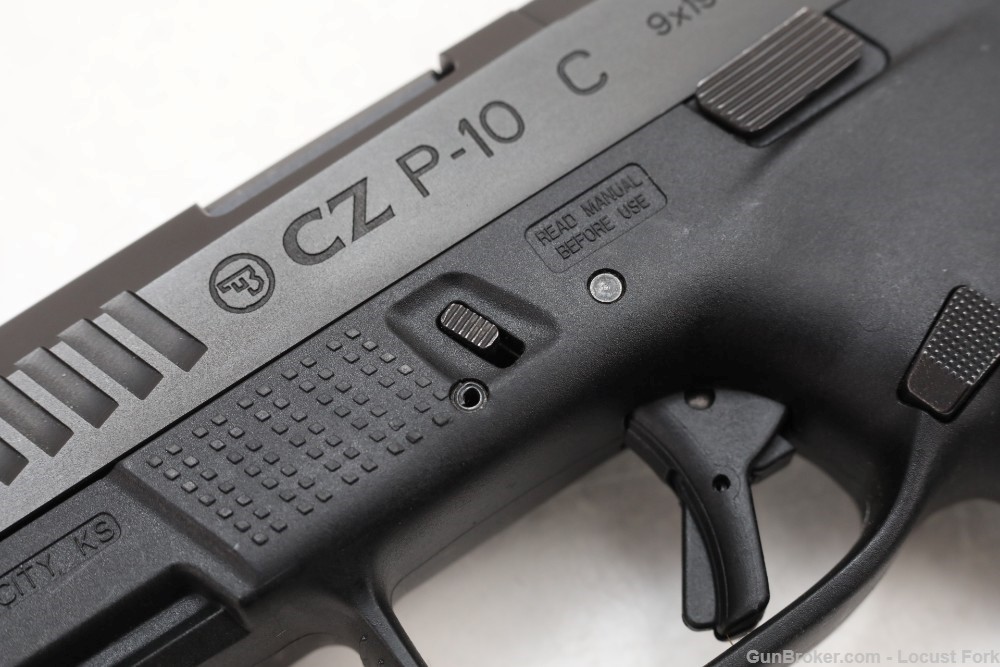 CZ P-10 P10C Compact 9mm Optics Ready TWO Barrels 4.5 Threaded LNIB 2 Mags -img-13