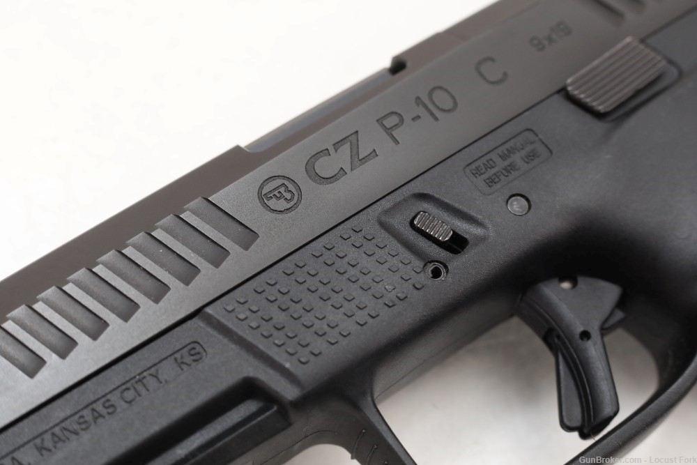 CZ P-10 P10C Compact 9mm Optics Ready TWO Barrels 4.5 Threaded LNIB 2 Mags -img-8