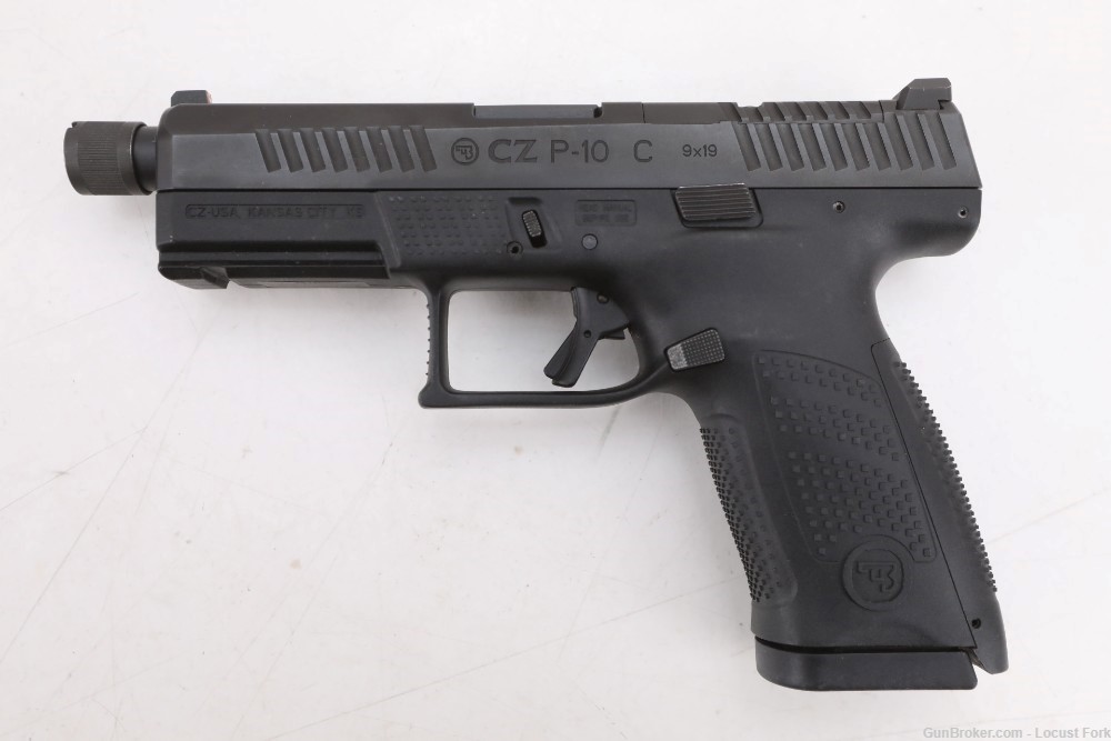 CZ P-10 P10C Compact 9mm Optics Ready TWO Barrels 4.5 Threaded LNIB 2 Mags -img-1