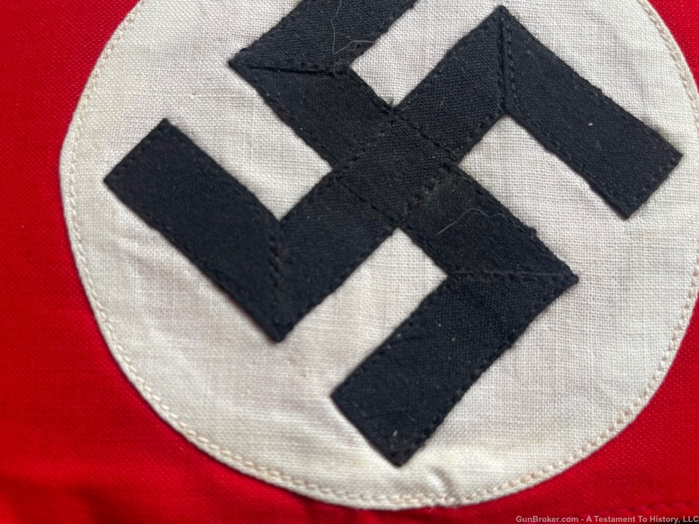 WWII GERMAN- NSDAP N*ZI PARTY- ARMBAND- WITH RZM TAG- WW2 GI BRING BACK-img-4
